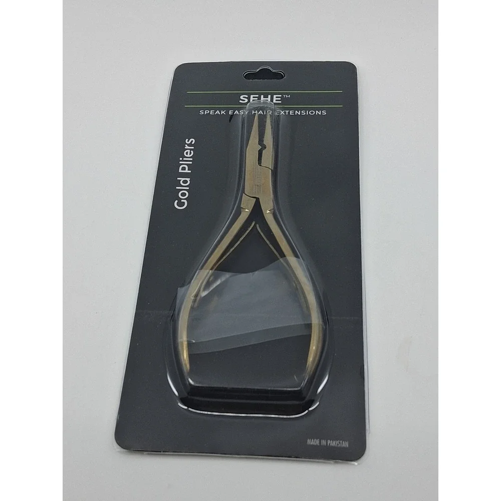 SEHE Speak Easy Hair Extensions Gold Pliers